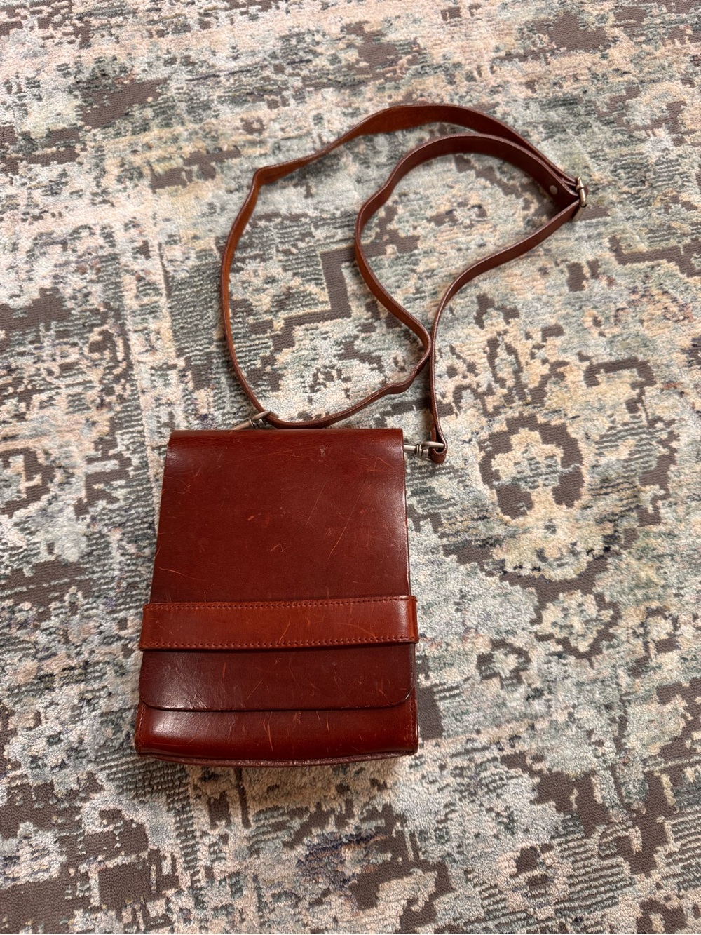 GAP Brown Leather Crossbody Bag